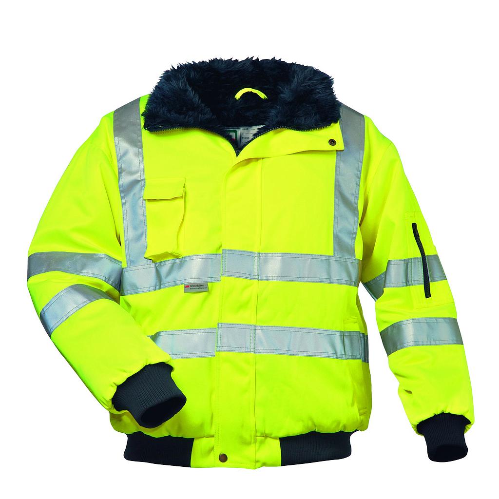 elysee® Warnschutzpilotjacke FRIEDRICH gelb mit Schulterreflex