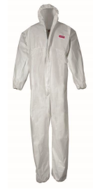 LeikaTech Classic Einweg-Schutzoverall weiß Typ 5B+6B