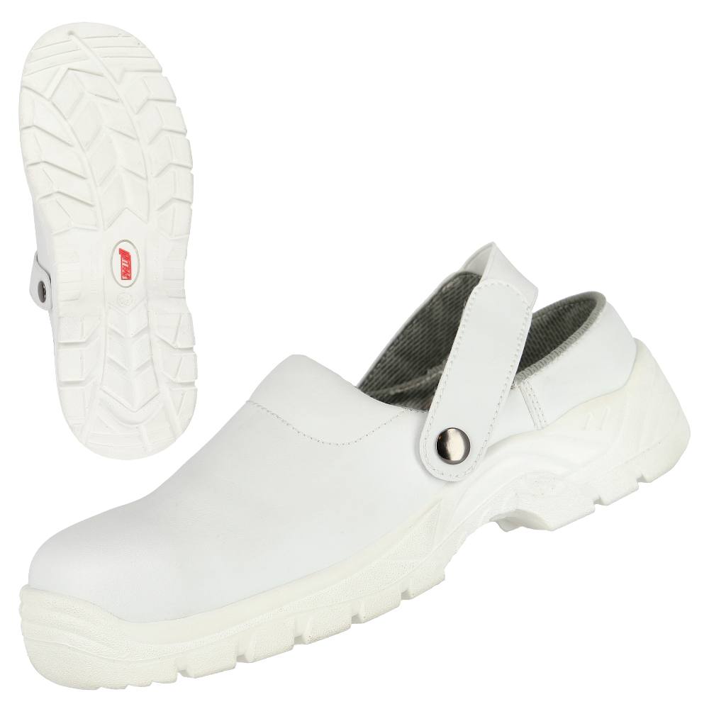 NITRAS® CLEAN STEP CL, SB Sicherheitsclogs, weiß, EN ISO 20345