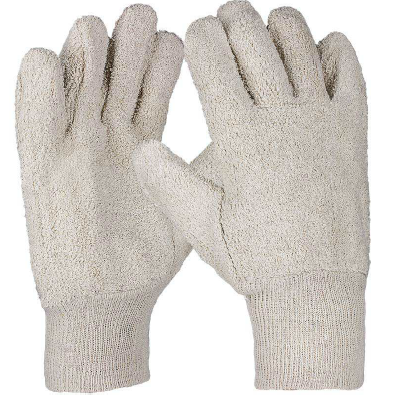 Pro-Fit® Baumwollschlingen-Handschuh mit Strickbund 27cm