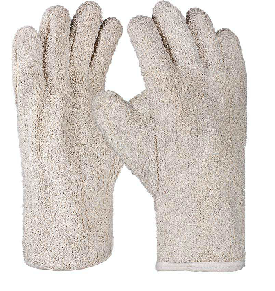 Pro-Fit® Baumwollschlingen-Handschuh mit Saum 30cm