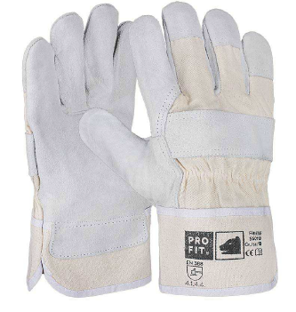 Pro-Fit® Rindspaltleder-Handschuh, "Friese", natur Standard Qualität