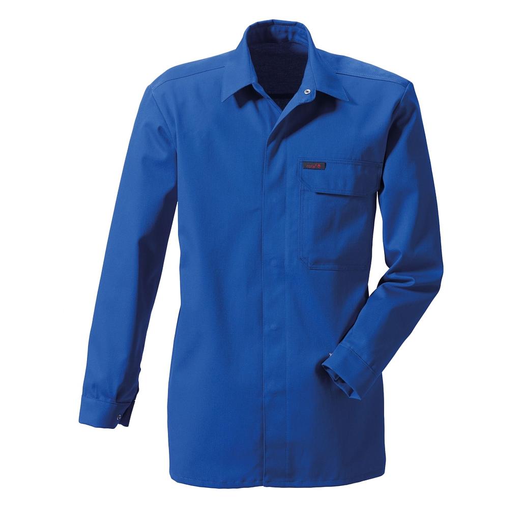 Flamm- und Hitzeschutz Zubehör Schweisserhemd kornblau antistatisch