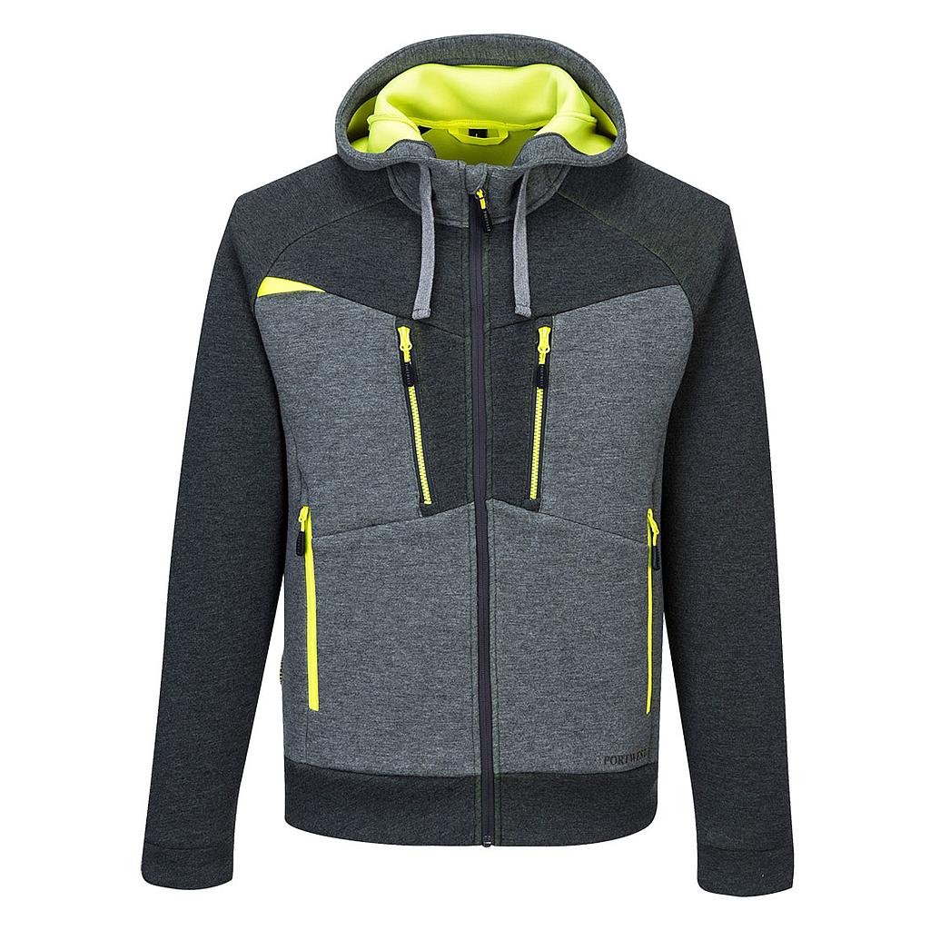 PORTWEST® DX4 Hoodie mit Reißverschluss Metallgrau