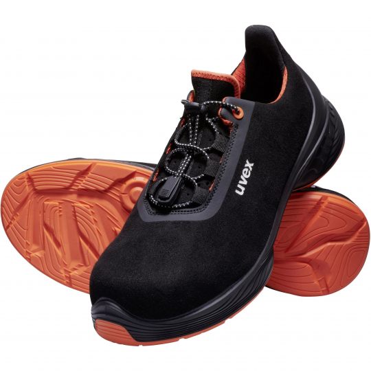 uvex 1 G2 Halbschuh schwarz orange S2 SRC Weite 10