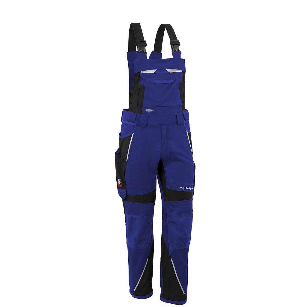 Grizzlyskin IRON Latzhose kornblau/schwarz