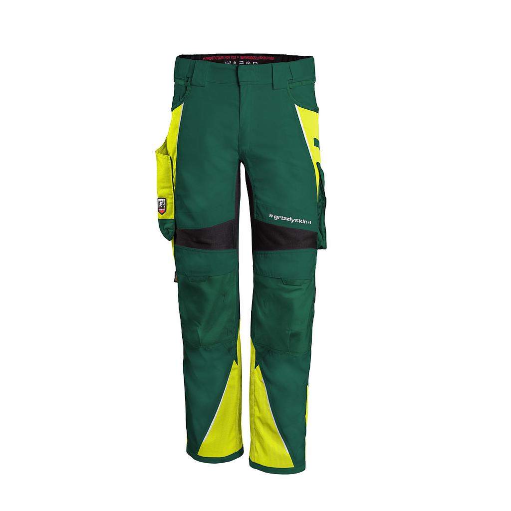 Grizzlyskin IRON Bundhose grün/warngelb