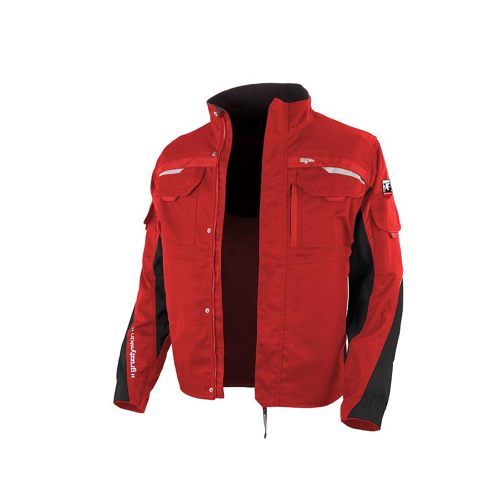 Grizzlyskin IRON Bundjacke rot/schwarz