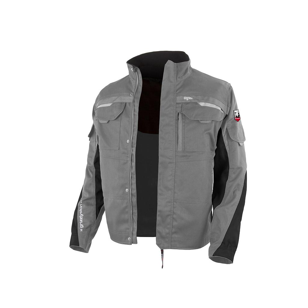Grizzlyskin IRON Bundjacke grau/schwarz