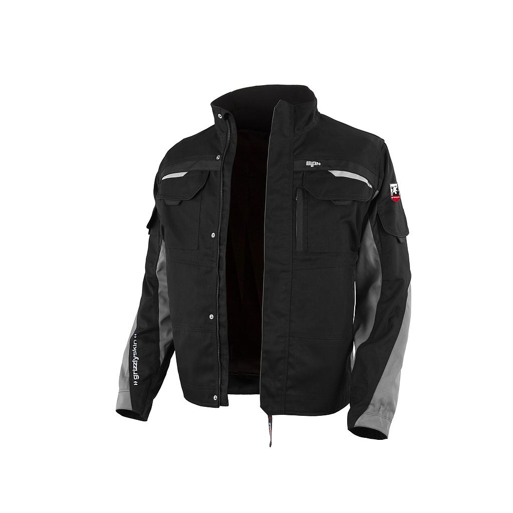Grizzlyskin IRON Bundjacke schwarz/grau