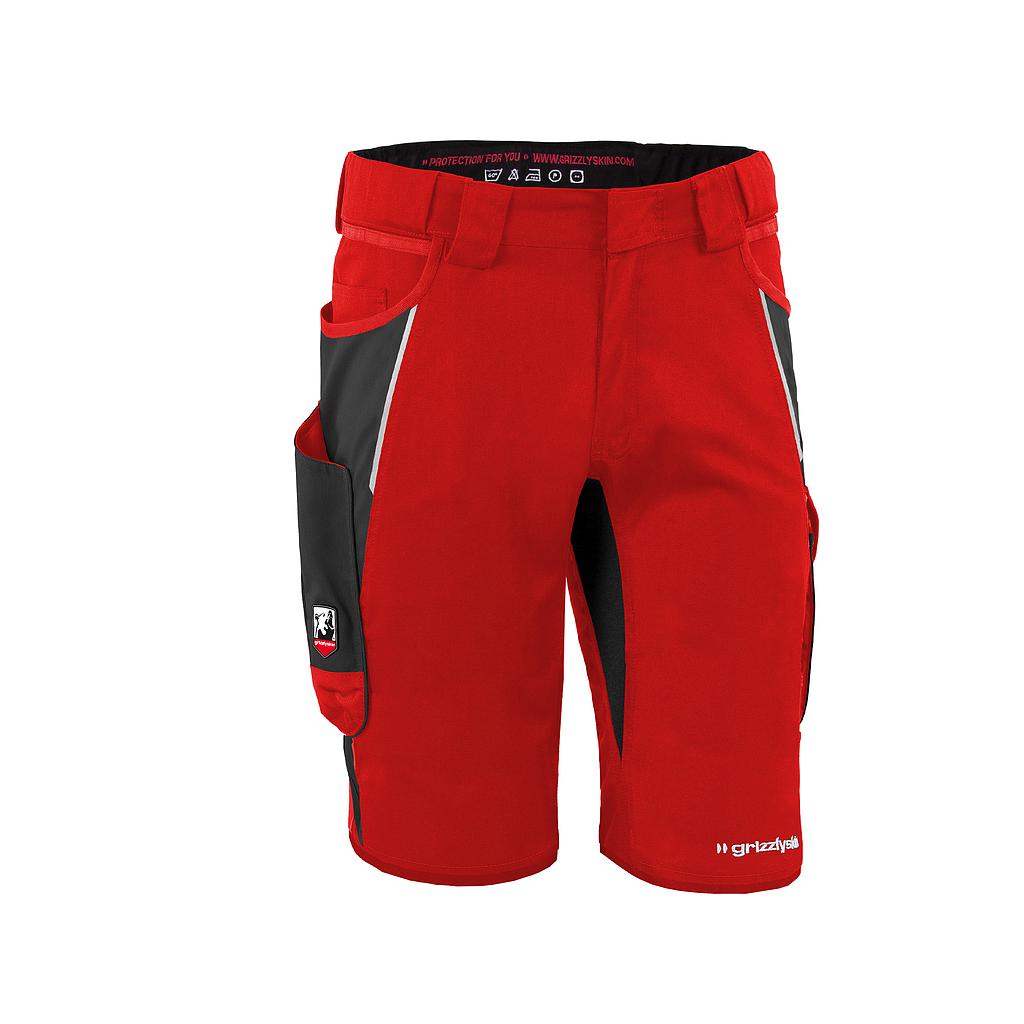 Grizzlyskin IRON Shorts rot/schwarz GIM3602