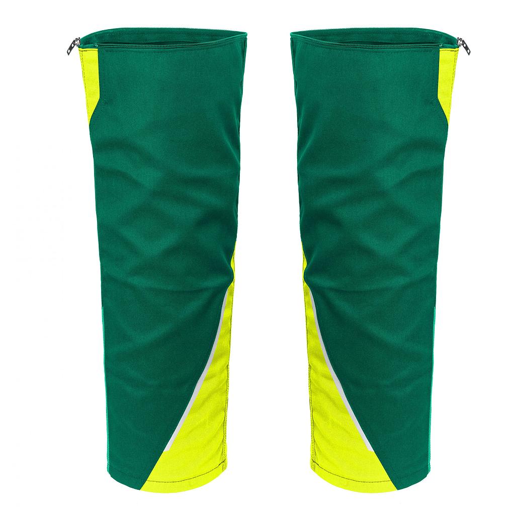 Grizzlyskin IRON Beinlinge grün/warngelb