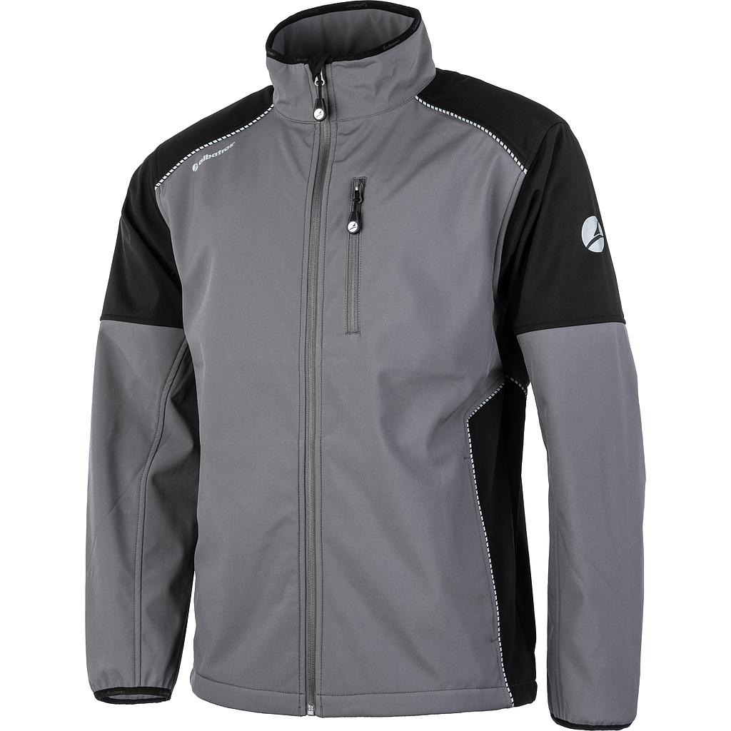 albatros® Softshelljacke Expert 360°, grau-schwarz
