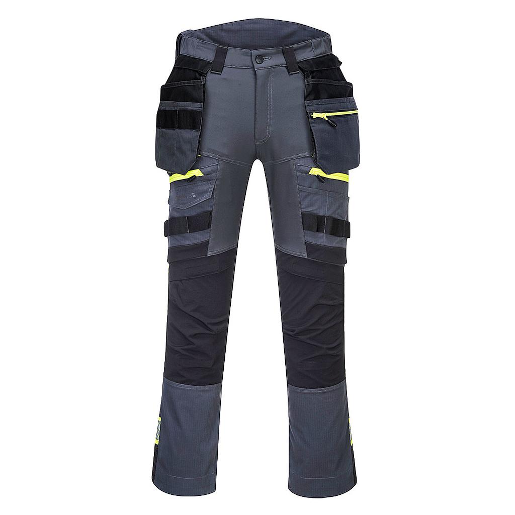 DX4 Bundhose mit abnehmbaren Holstertaschen Grau
