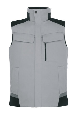 FHB® Arbeitsweste HAUKE grau-schwarz