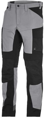 FHB® Arbeitshose Leo elastisch grau-schwarz