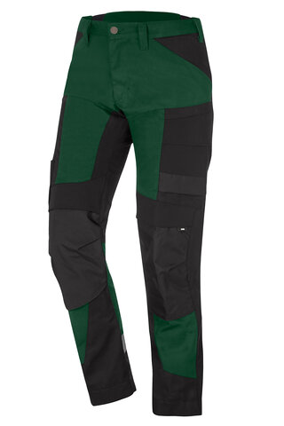 FHB® Arbeitshose Leo elastisch grün- schwarz 