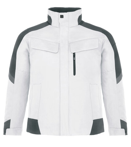 FHB® Arbeitsjacke LARS weiß- anthrazit