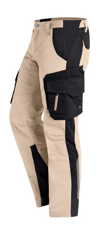 FHB® Arbeitshose FABIAN beige-schwarz   