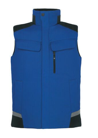 FHB® Arbeitsweste HAUKE royal-schwarz 