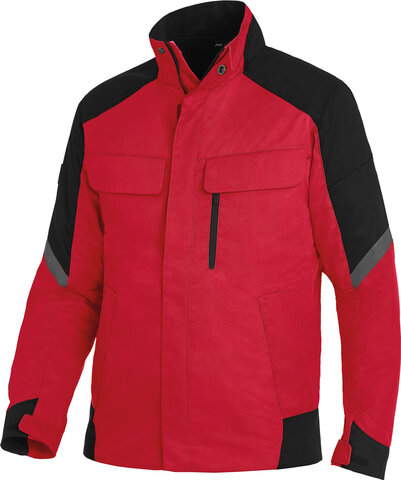 FHB® Arbeitsjacke Frank Herren rot-schwarz   