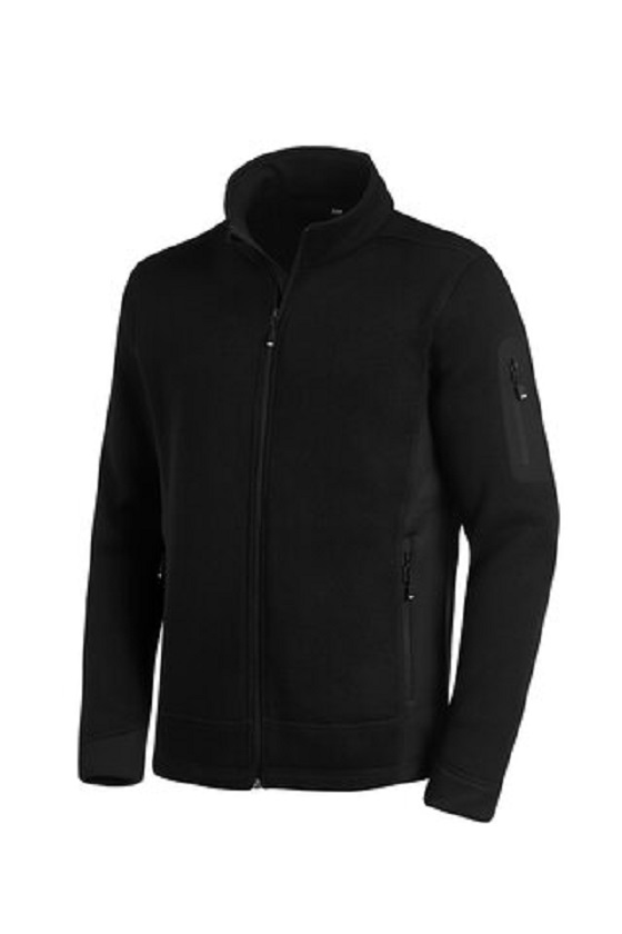 FHB® Strick-Fleece-Jacke CHRISTOPH schwarz