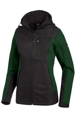 FHB® Julia Softshelljacke Damen grün-schwarz 