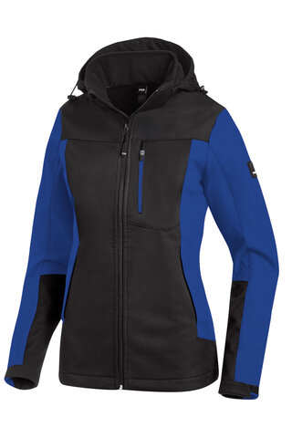FHB® Julia Softshelljacke Damen royal-schwarz 