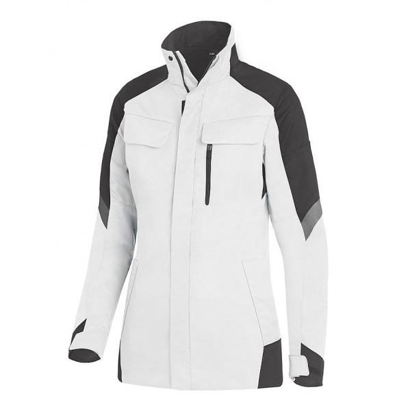 FHB® Andrea Arbeitsjacke Damen weiß-anthrazit