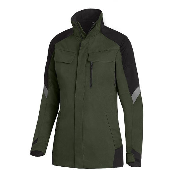 FHB® Andrea Arbeitsjacke Damen oliv-schwarz 