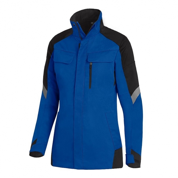 FHB® Andrea Arbeitsjacke Damen royal-schwarz  