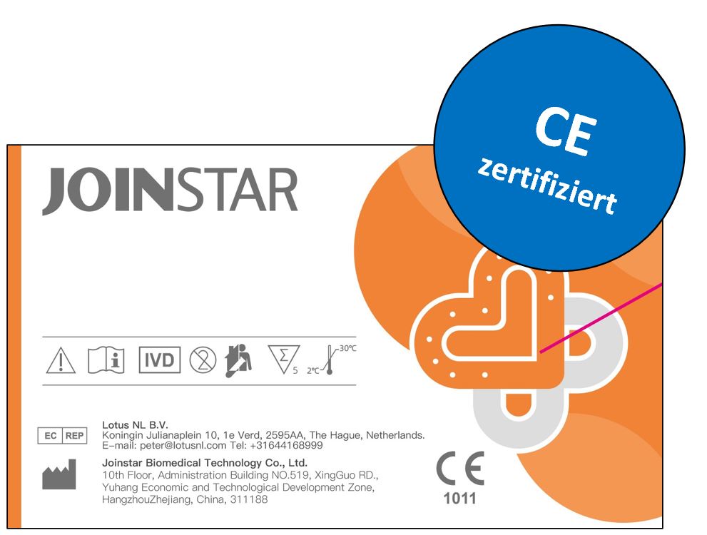 Joinstar Covid-19 Antigen Laientest 5 Stück/ einzeln verpackt