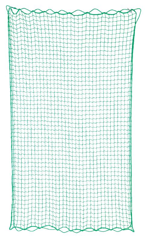 Ladungssicherungsnetz, Grün, Ohne Knoten 2 x 3 Meter