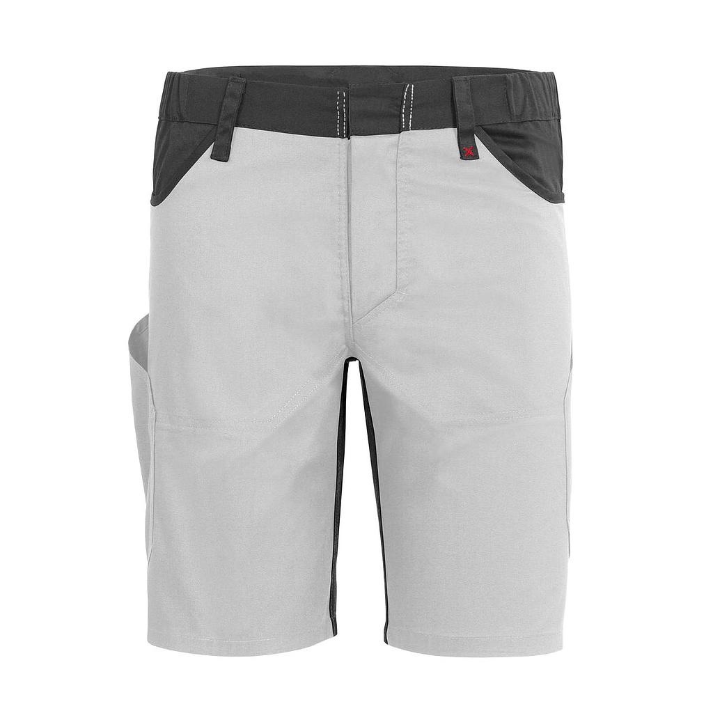 Qualitex X-Serie Shorts MG 245g weiß/grau