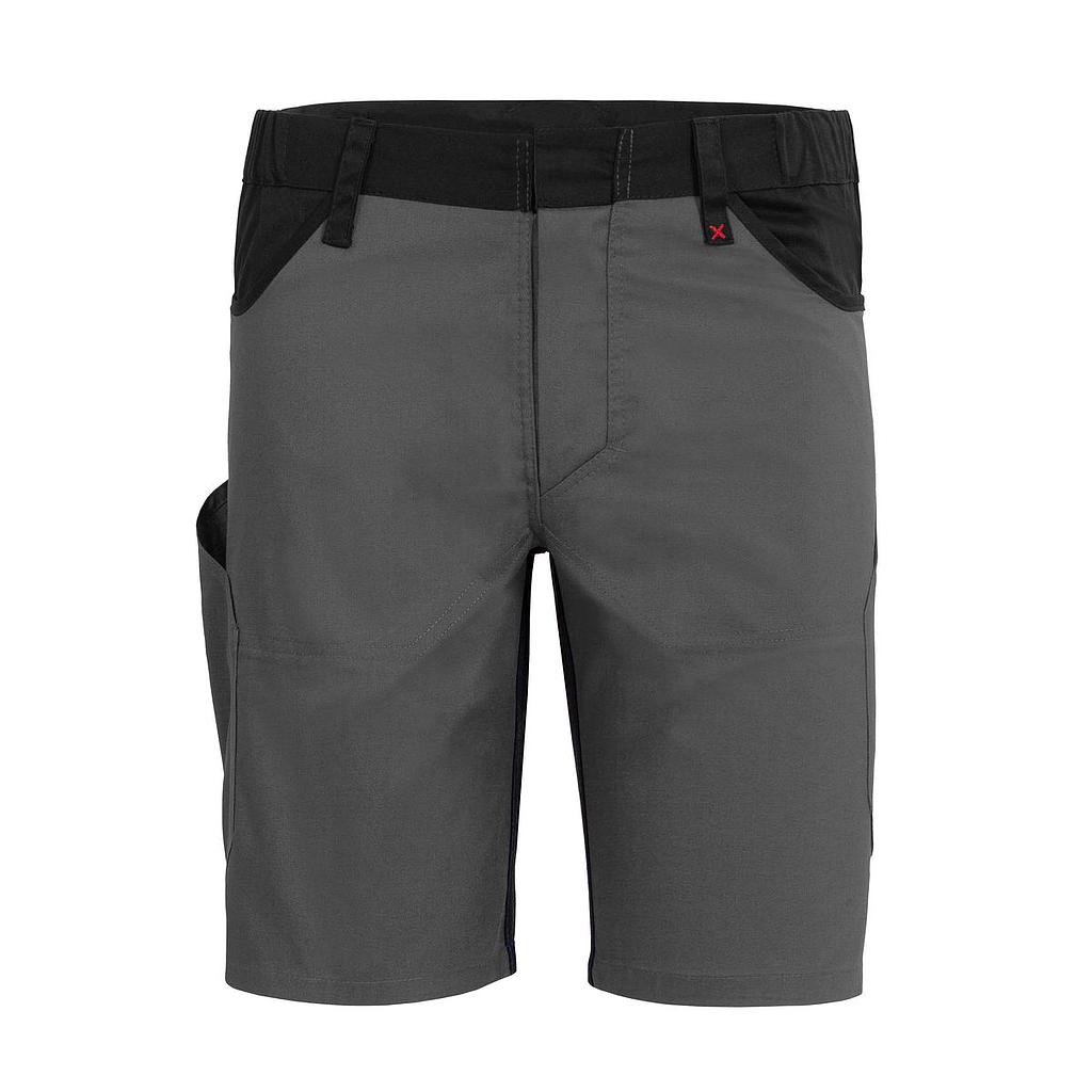 Qualitex X-Serie Shorts MG 245g grau/schwarz