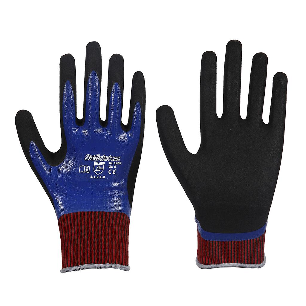 Solidstar® Nitril  Grip Complete Nitril-Vollbeschichtung + Grip-Beschichtung