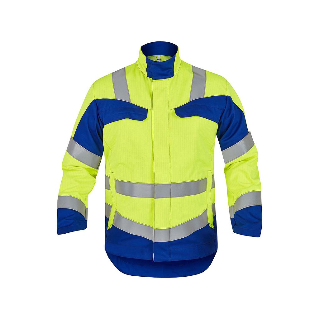 Jacke 2380 Multiseven leuchtgelb/kornblau