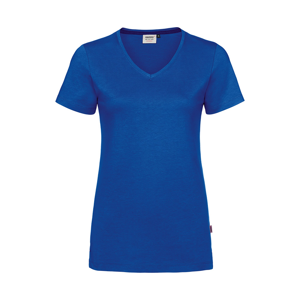 Hakro®  Cotton Tec Damen V-Shirt royalblau