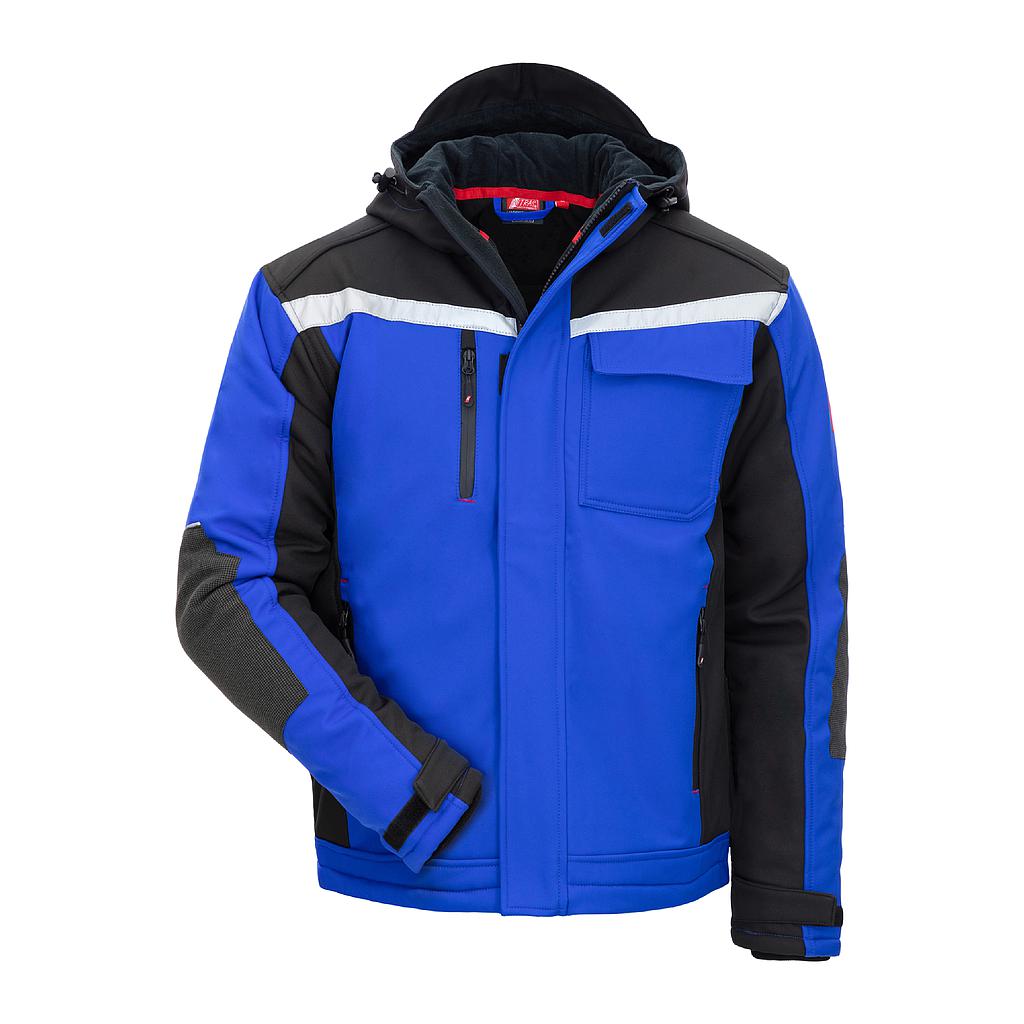 NITRAS® MOTION TEX PLUS, Winter-Softshelljacke, blau / schwarz