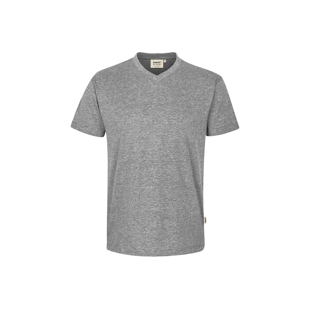 Hakro®  V-Shirt Classic grau meliert
