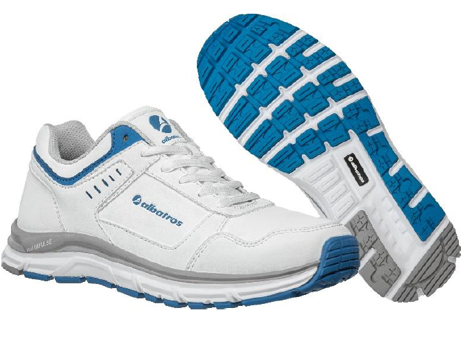 (Auslaufmodell) albatros® Halbschuh WHIZ ST WHITE Low O2 ESD HRO SRA