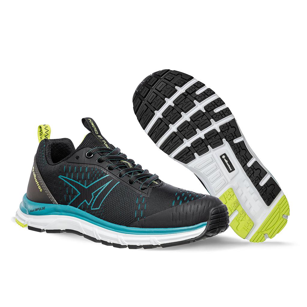 (Auslaufmodell) albatros® Halbschuh AER55 ST BLACK BLUE Low O1 ESD HRO SRA