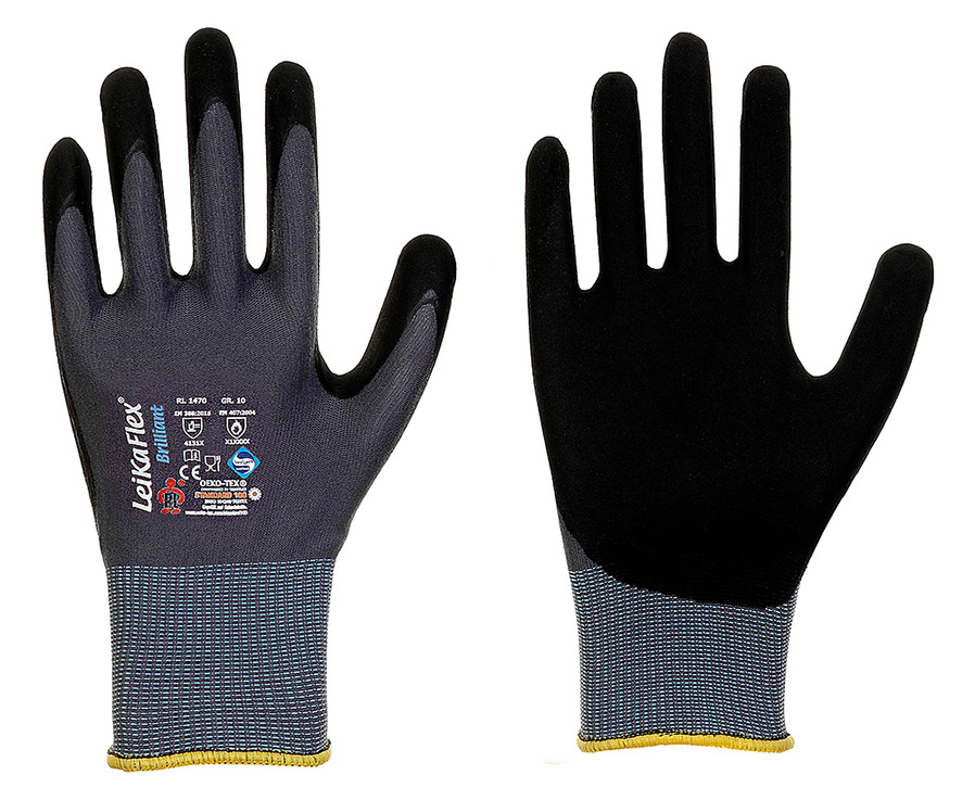 LeiKaFlex® Brilliant 15gg Feinstrick-Handschuh NFT®-Beschichtung