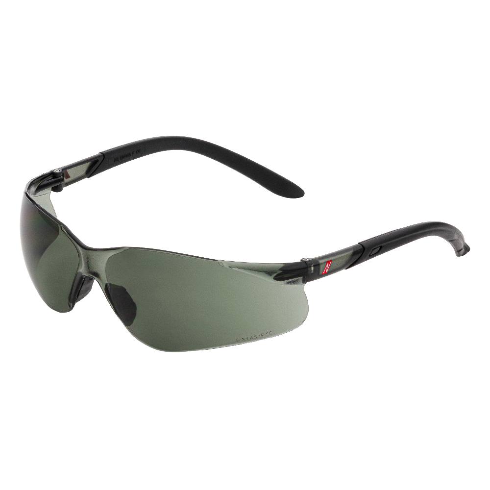 NITRAS® VISION PROTECT, Schutzbrille, Tragkörper schwarz, Sichtscheiben sehr dunkel, EN 166