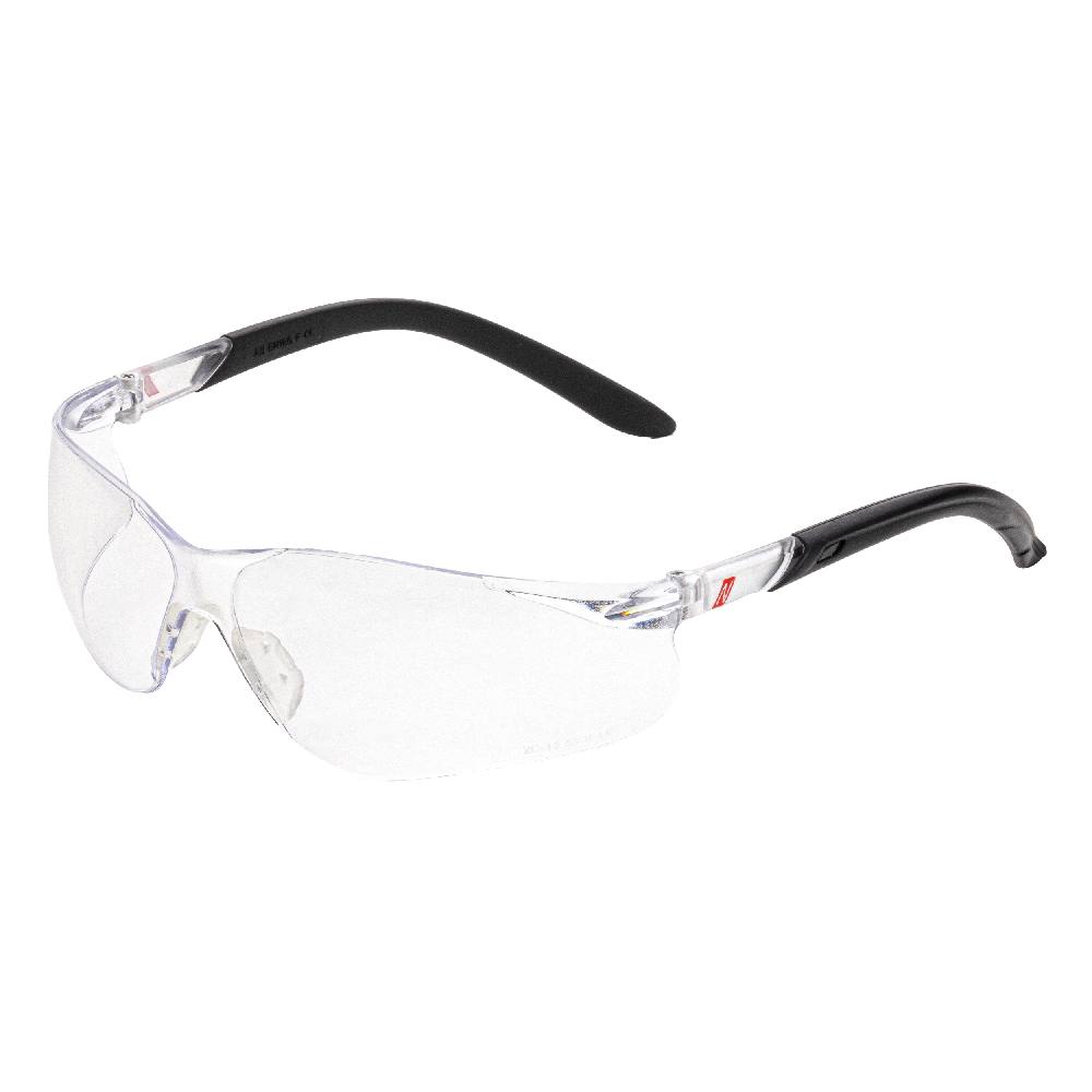 NITRAS® VISION PROTECT, Schutzbrille, Tragkörper schwarz / transparent, Sichtscheiben klar, EN 166