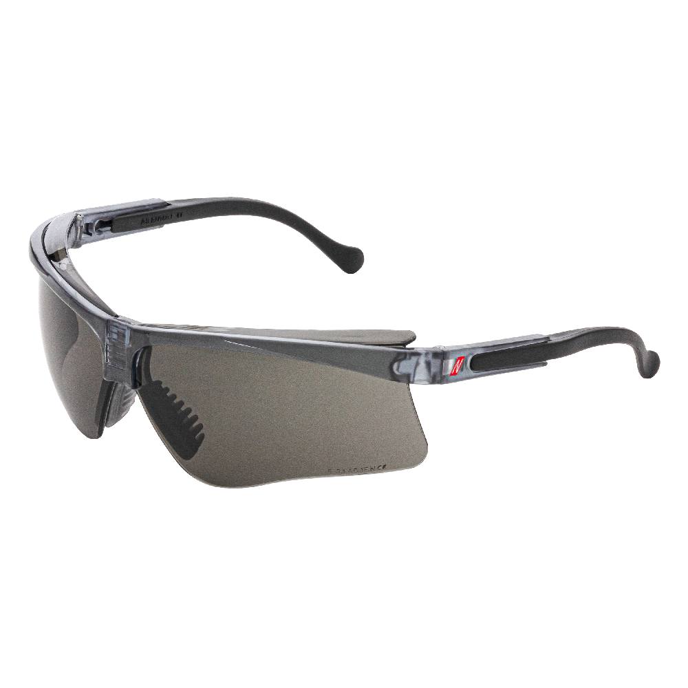NITRAS® VISION PROTECT PREMIUM, Schutzbrille, Tragkörper schwarz, Sichtscheiben sehr dunkel, EN 166