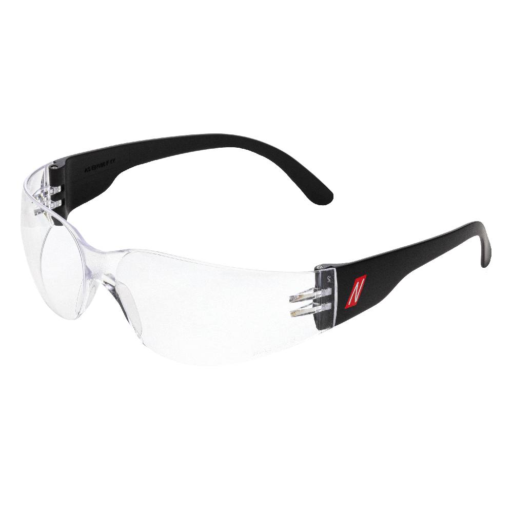 NITRAS® VISION PROTECT BASIC, Schutzbrille, Tragkörper schwarz, Sichtscheiben klar, EN 166