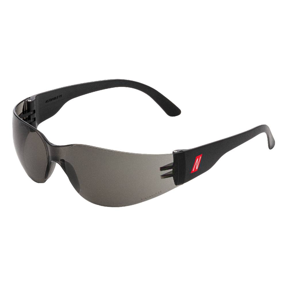 NITRAS® VISION PROTECT BASIC, Schutzbrille, Tragkörper schwarz, Sichtscheiben sehr dunkel, EN 166