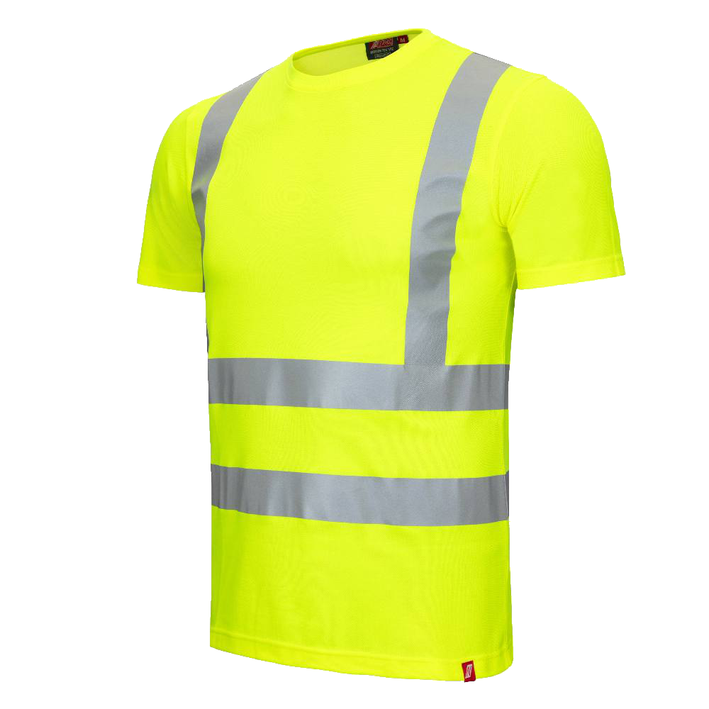 NITRAS® MOTION TEX VIZ, Warnschutz-T-Shirt, EN ISO 20471 neongelb