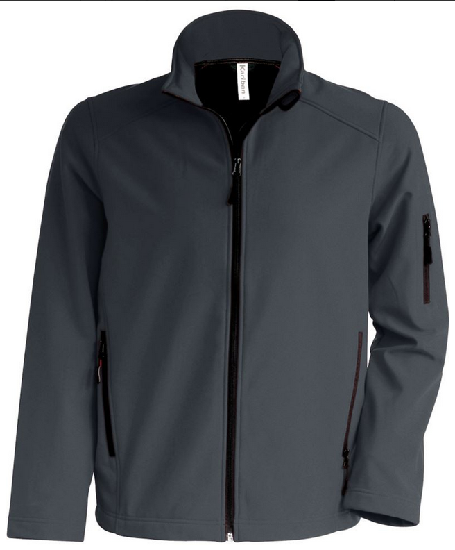 Kariban Herren 3-Lagen Softshell Jacke titanium
